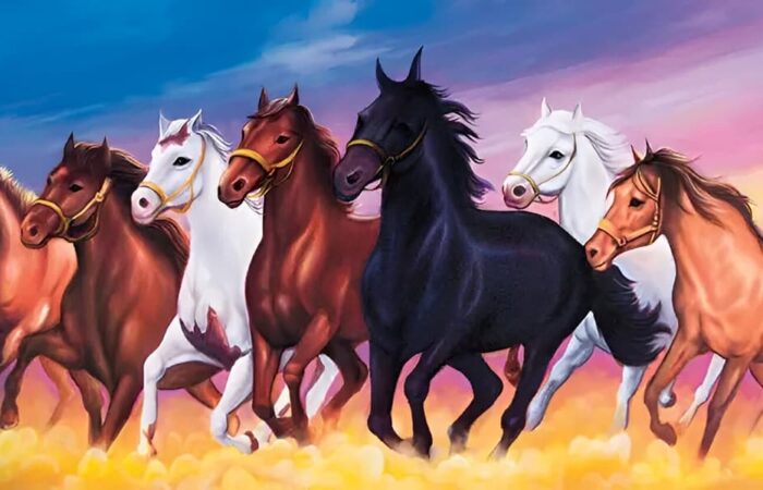 7 Running Horses as Per Vastu, Direction, Position, Growth Meaning 4 7 Running Horses as per Vastu | Horse Painting for Vastu Growth