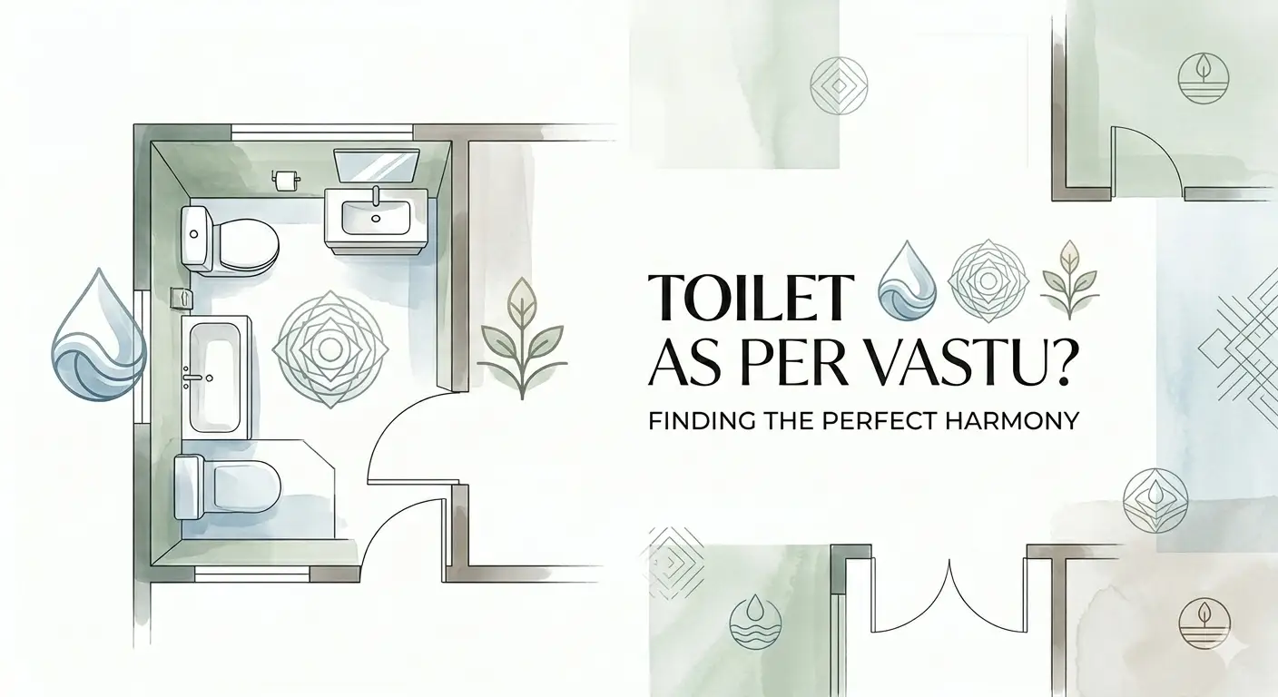 Bathroom as per vastu | Toilet placement as per vastu